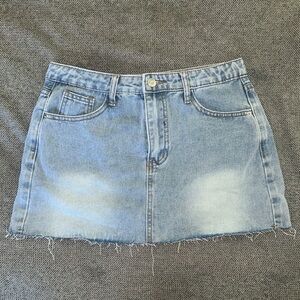 SHEIN Blue Mini Skirt Casual Night Out